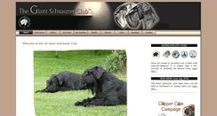Desktop Screenshot of giantschnauzerclub.co.uk